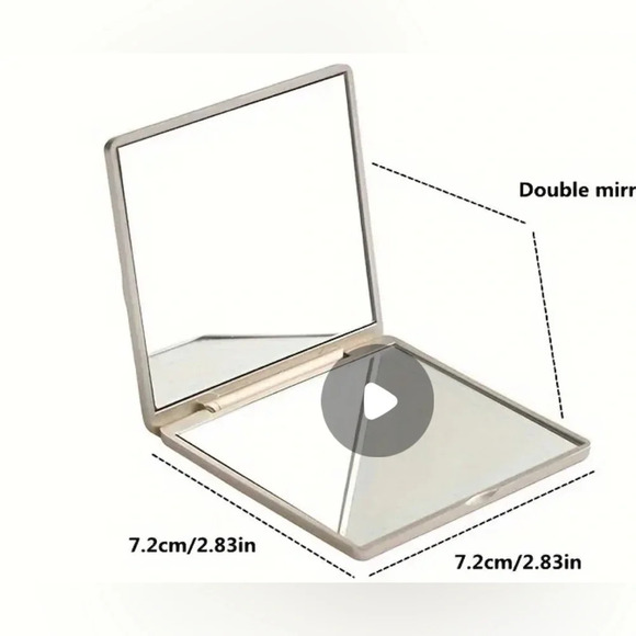 Metallic mirror compact- double sided. New!!! Choose Rose or champagne! - Picture 7 of 10